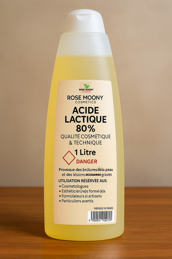 🧴 ACIDE LACTIQUE 80% – 1 LITRE