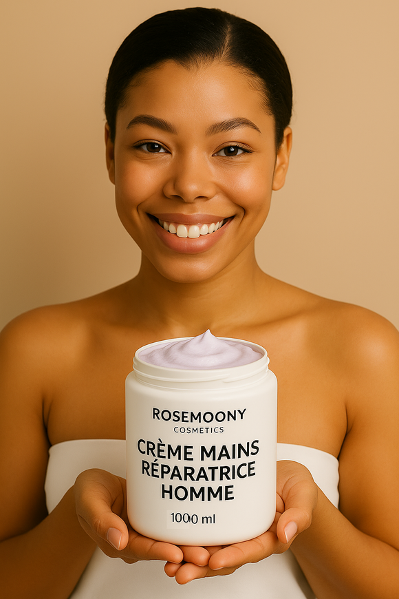 Crème Mains Réparatrice Homme - Rose Moony Fashion Soin nourrissant et protecteur pour les mains abîmées
