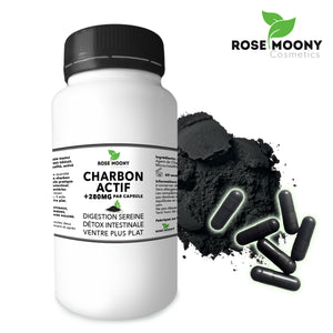 activated charcoal capsules for a healthy digestive system by rose moony cosmetics