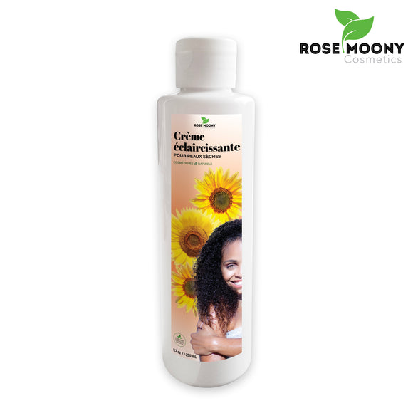 Crème éclaircissante pour peaux sèches