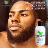 gel nettoyant deux en un pour la barbe