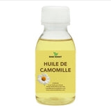 Extrait oléeux ou huileux de camomille L'huile de camomille  est obtenue par macération dans l'huile de tournesol des fleurs de camomille (Matricaria chamomilla L.)