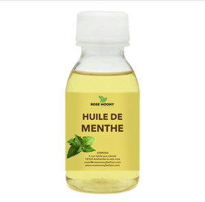 L'huile de menthe fraîche et douce