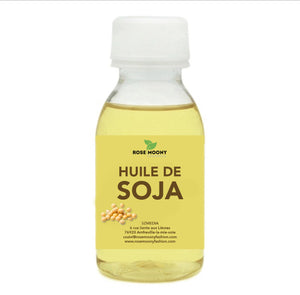 L'huile de soja bio de grande qualité prend soin de votre peau
