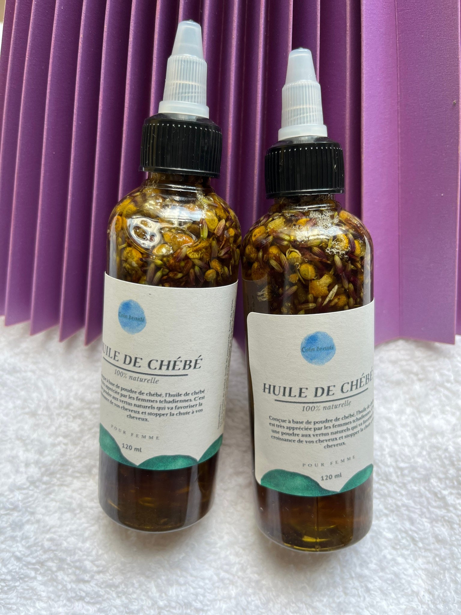 Huile de Chébé 150ml concentre pour la pousse rapide de cheveux