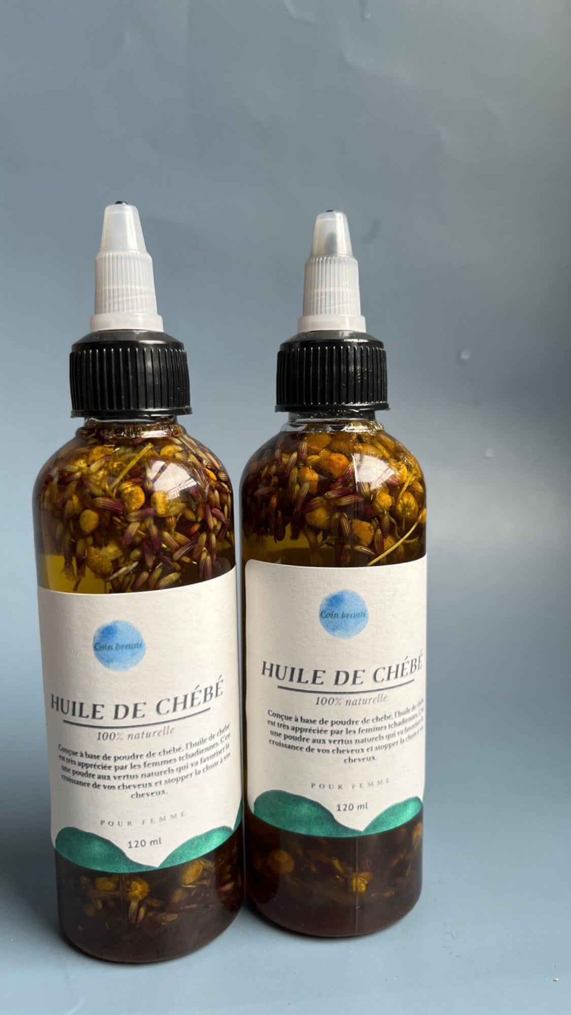 Huile de Chébé 150ml concentre pour la pousse rapide de cheveux