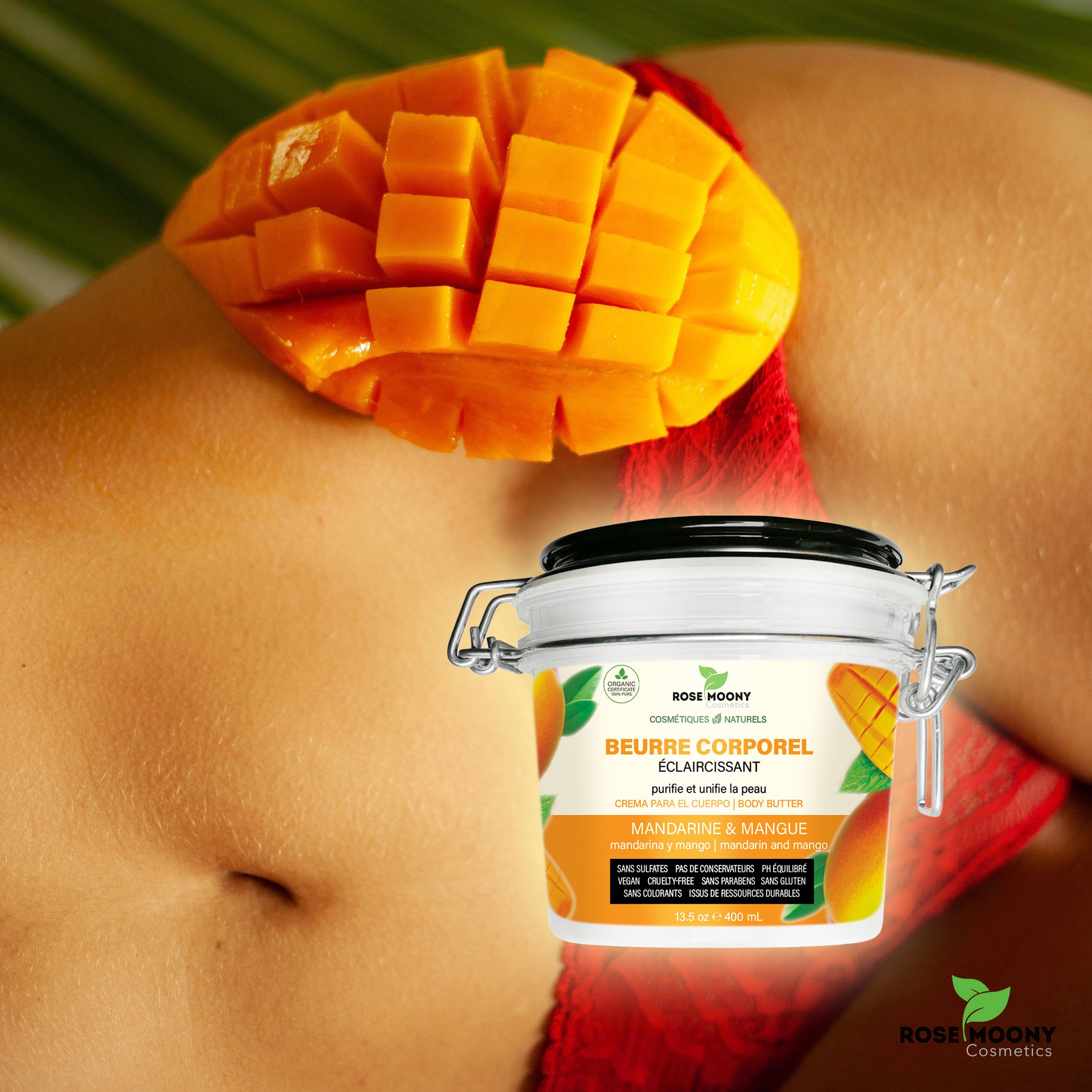 Beurre de mangue - 500 g - Produit cosmétique - 100 % pur et naturel :  : Beauté et Parfum