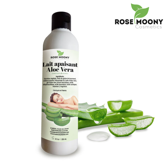 soothing aloe vera natural body milk skin care 