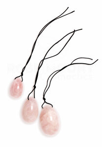 yoni eggs pink quartz