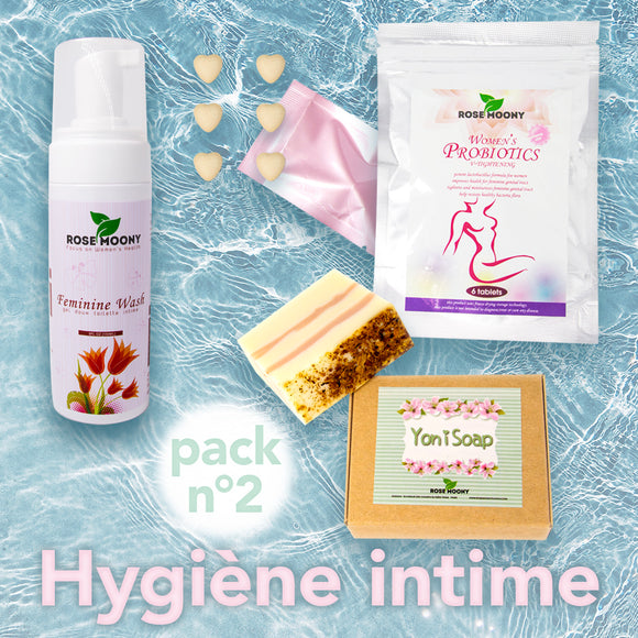 Pack n°2 Hygiène Intime - Trio de produits hygiéniques incontournables