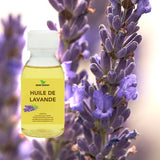 Prunus dulcis oil (Almond - Amande douce), Lavandula angustifolia oil (Lavande)