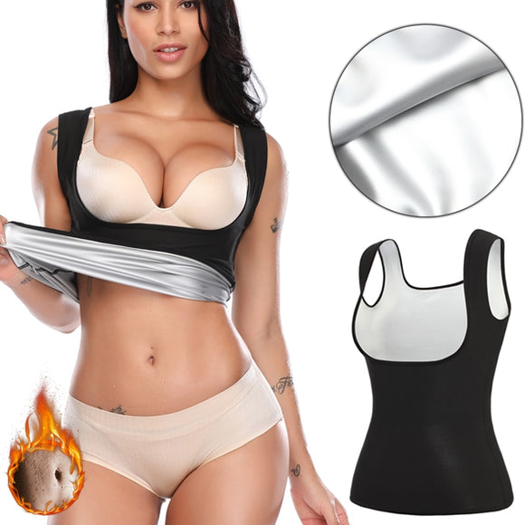 Femmes débardeur effet sauna gaine de corps minceur