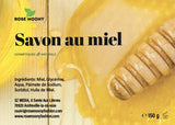 Miel, Glycérine, Aqua, Palmate de Sodium, Sorbitol, Huile de Miel.