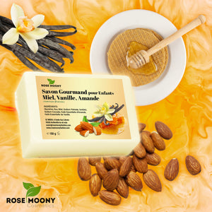 gourmand natural hand made soap rosemoony vanilla sweet almond honey fragrance formula