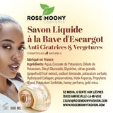 Savon Liquide à la Bave d'Escargot Anti Cicatrices & Vergetures