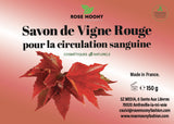 savon de vigne rouge pour la circulation sanguine