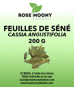 Feuilles de séné séchées